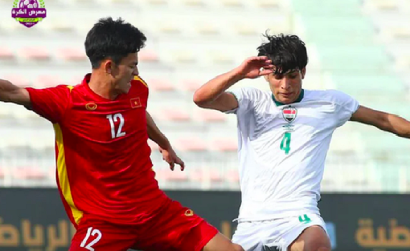 U23 Việt Nam chia điểm với U23 Iraq tại trận mở màn Dubai Cup 2022