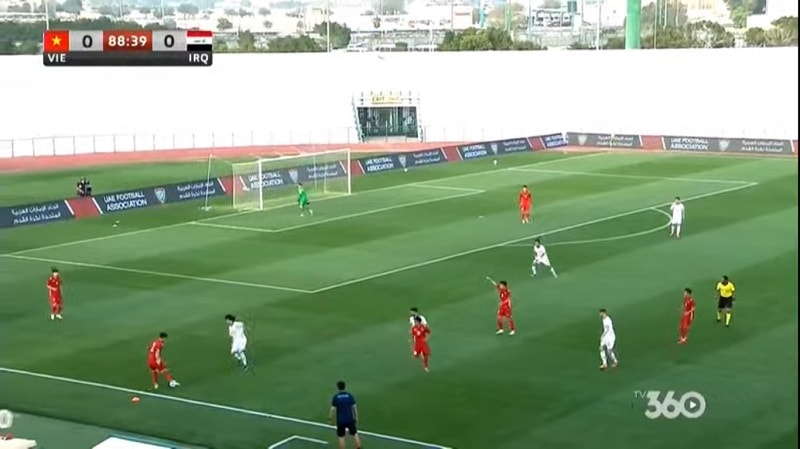 U23 Việt Nam chia điểm với U23 Iraq tại trận mở màn Dubai Cup 2022