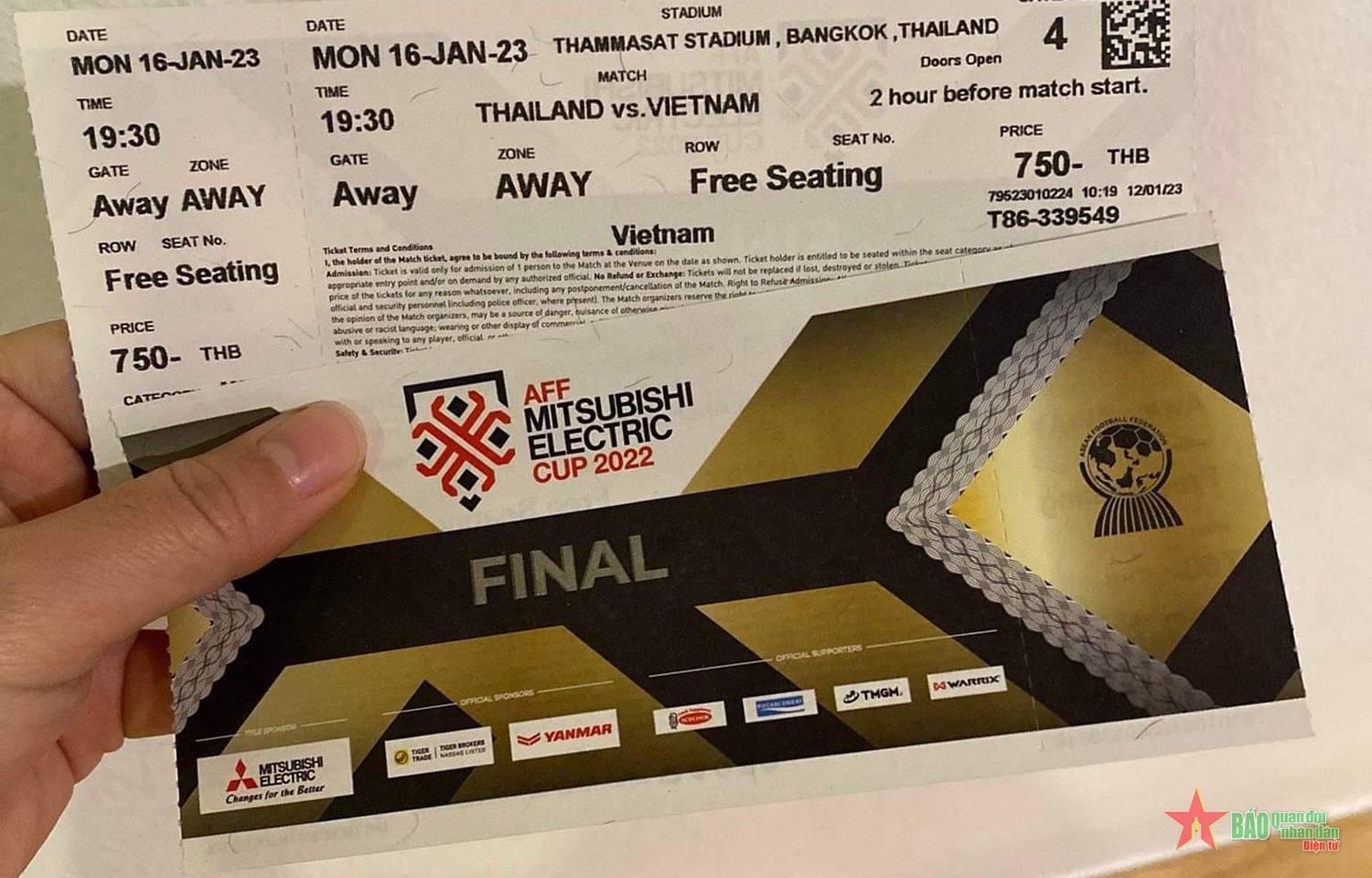 “Sốc” với giá vé chợ đen trận chung kết Việt Nam - Thái Lan