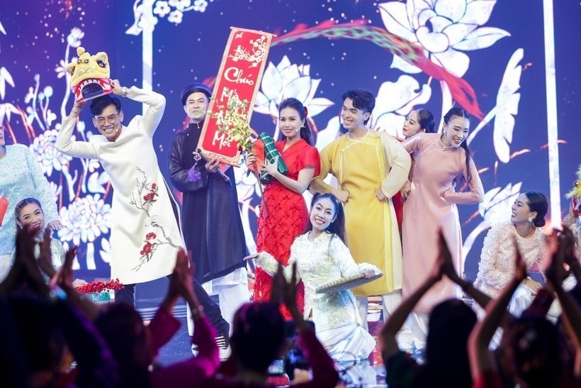 Tết HTV với sự tham gia của nhiều nghệ sĩ. Ảnh: Tạp chí tri thức