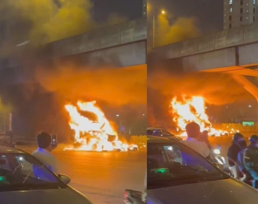 Hiện trường vụ cháy. Ảnh: Tiền Phong.