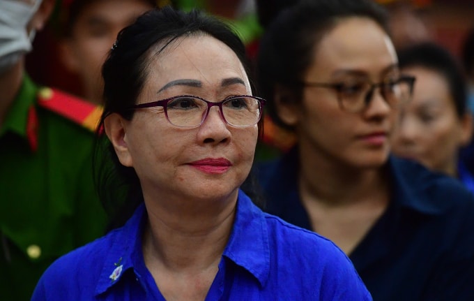 Bà Trương Mỹ Lan tại phiên xử phúc thẩm. Ảnh: Thanh Tùng