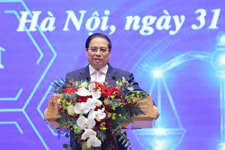 Thủ tướng Phạm Minh Chính khai trương Cổng Pháp luật quốc gia- Ảnh 4.