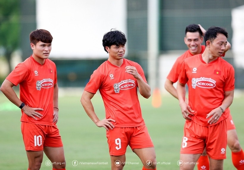 Nguyễn Công Phượng bị chấn thương bàn chân và sẽ không kịp bình phục để tham gia trận đấu vòng loại Asian Cup 2027 cùng đội tuyển Việt Nam đối đầu Malaysia. Ảnh: VFF.