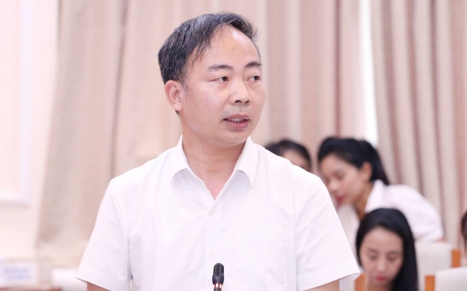 GS Nguyễn Ngọc Hà, Trưởng ban đề thi tốt nghiệp THPT 2025. Ảnh: MOET