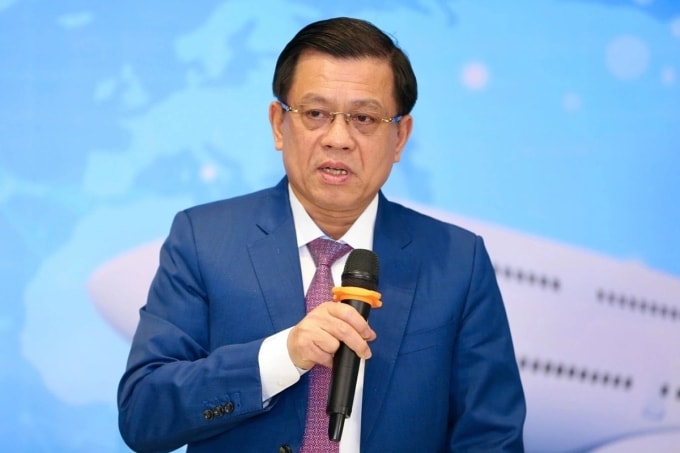 Ông Nguyễn Bá Hoan tại một buổi tọa đàm ở Hà Nội, tháng 12/2024. Ảnh: Hoàng Triều