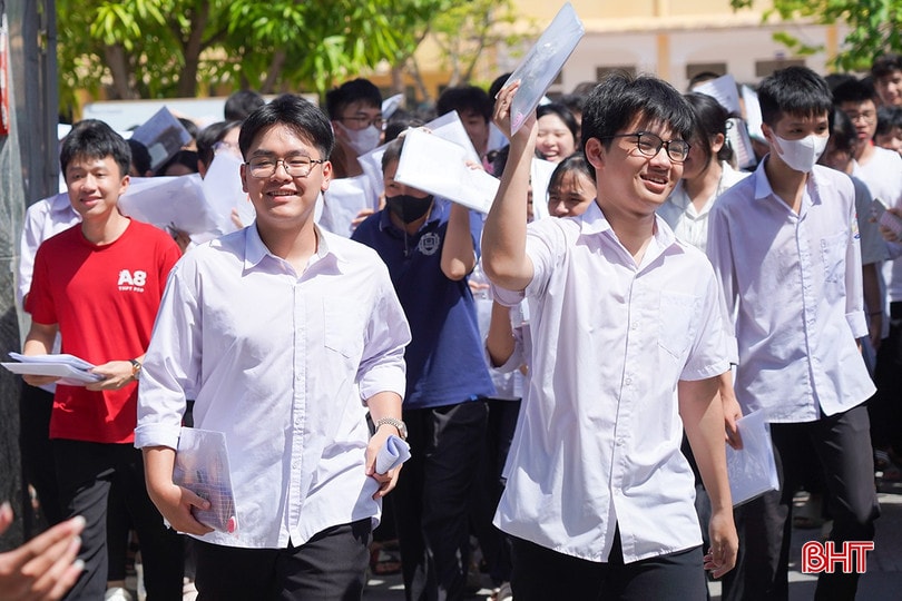Thí sinh Hà Tĩnh tham dự Kỳ thi tốt nghiệp THPT 2025