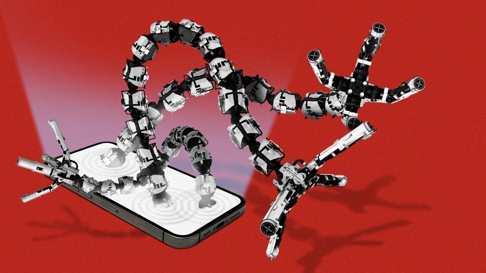 Trải nghiệm lướt điện thoại không còn như xưa khi có AI. Ảnh: Axios.