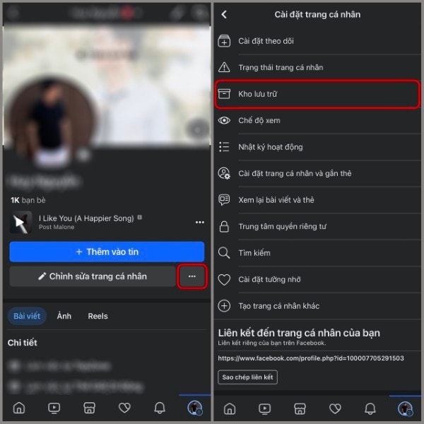 Chọn Kho lưu trữ Chọn Kho lưu trữ