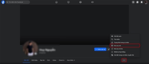 Chọn Kho lưu trữ Chọn Kho lưu trữ