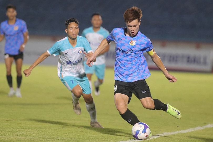 Ninh Bình FC gặp Hồng Lĩnh Hà Tĩnh trong khuôn khổ vòng 1 V.League 2025/26 vào lúc 18h ngày 17/8 trên sân Hà Tĩnh. Ảnh: Ninh Bình FC.