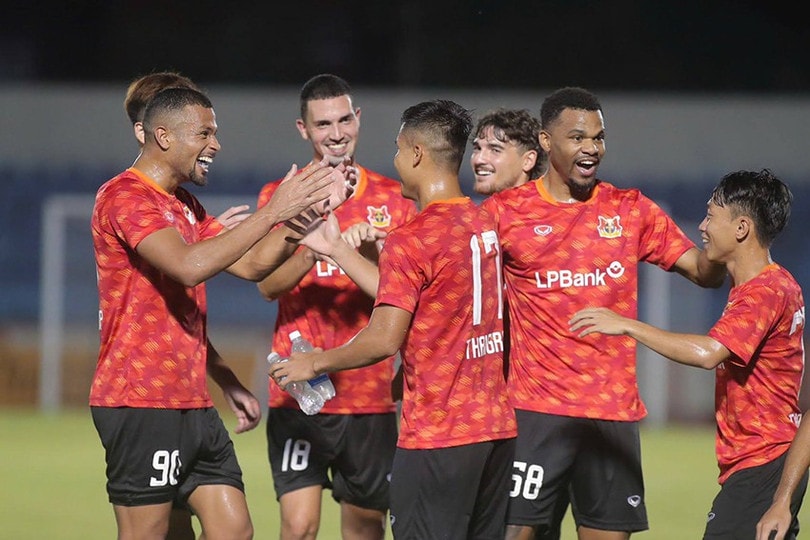 Các ngoại binh của CLB Ninh Bình đang cho thấy sự hoà nhập tốt. Ảnh: Ninh Bình FC.