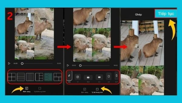 Cài đặt tỷ lệ khung hình sao cho cân đối và đẹp mắt