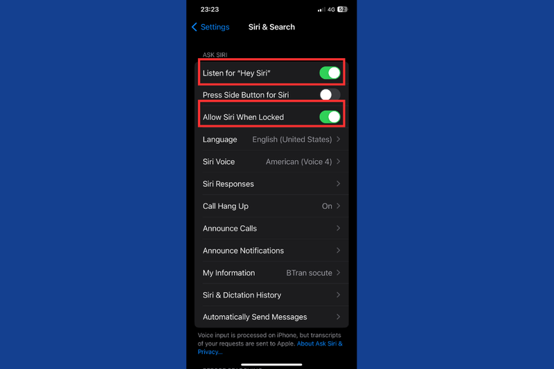 Bật tính năng nhận diện giọng nói Bật tính năng nhận diện giọng nói