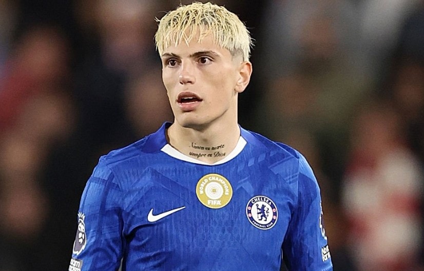 Garnacho chưa được hưởng niềm vui chiến thắng cùng Chelsea.