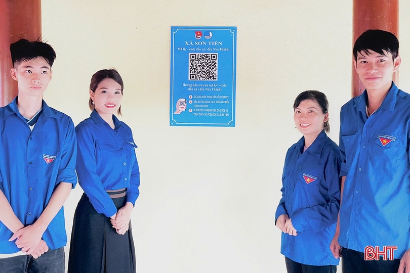 Đoàn xã Sơn Tiến ra mắt công trình mã QR đền Nha Thánh. bqbht_br_z7053047069634-e98d60c468858d54f56ccaa8e48a2e3d.jpg