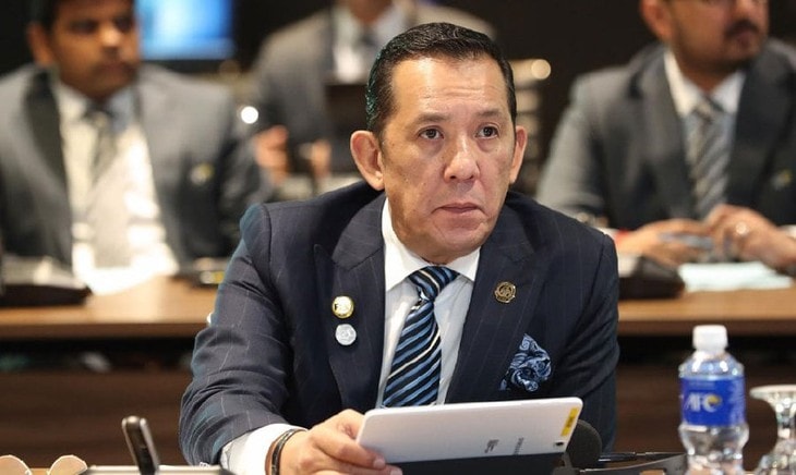 Ông Datuk Joehari từ chức chủ tịch FAM hồi tháng trước - Ảnh: FAM