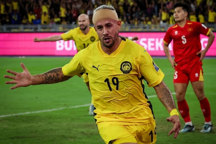 Holgado - 1 trong số 7 cầu thủ Malaysia đã giả mạo giấy tờ khi nhập tịch - Ảnh: FAM