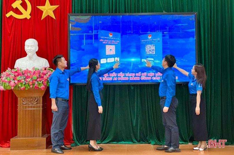 Tỉnh đoàn Hà Tĩnh ra mắt hai công trình thanh niên ứng dụng công nghệ số “AI đồng hành cùng cán bộ Đoàn” và “Nền tảng số dữ liệu lớn của Đoàn”. bqbht_br_548414477-1196646792497549-2927961003767177971-n.jpg