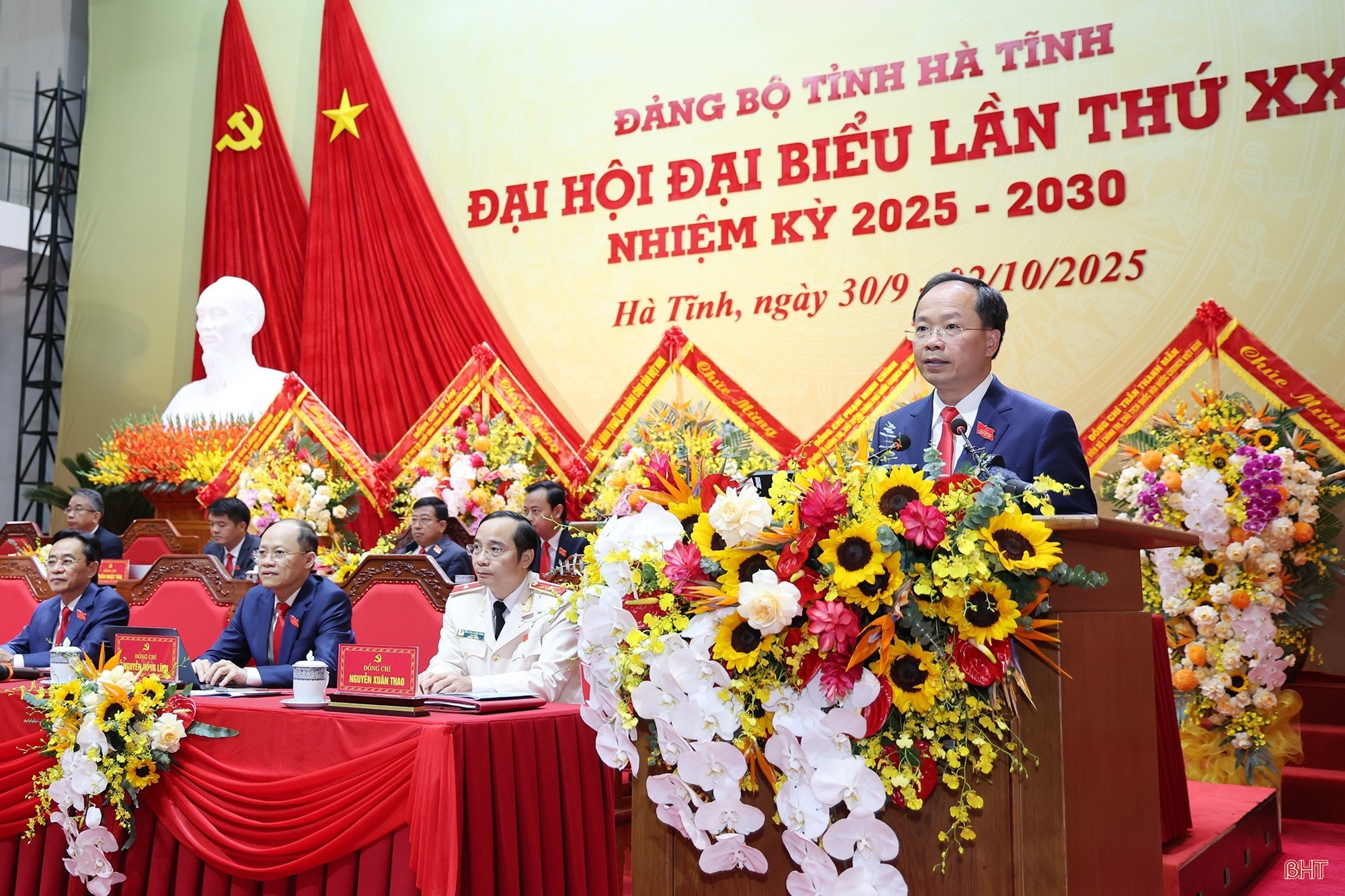Đồng chí Nguyễn Duy Lâm - Bí thư Tỉnh ủy phát biểu tại Đại hội. image-2.jpg