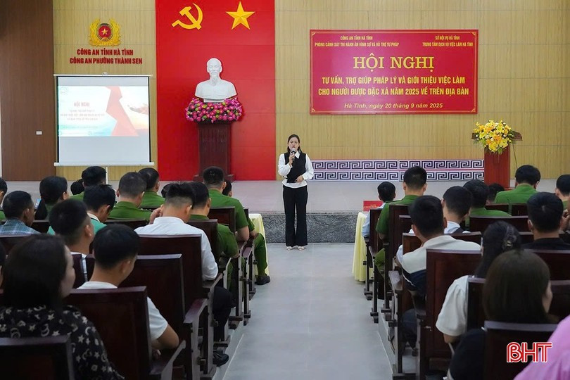 Hội nghị tư vấn, trợ giúp pháp lý và giới thiệu việc làm cho người được đặc xá năm 2025. image-1.jpg