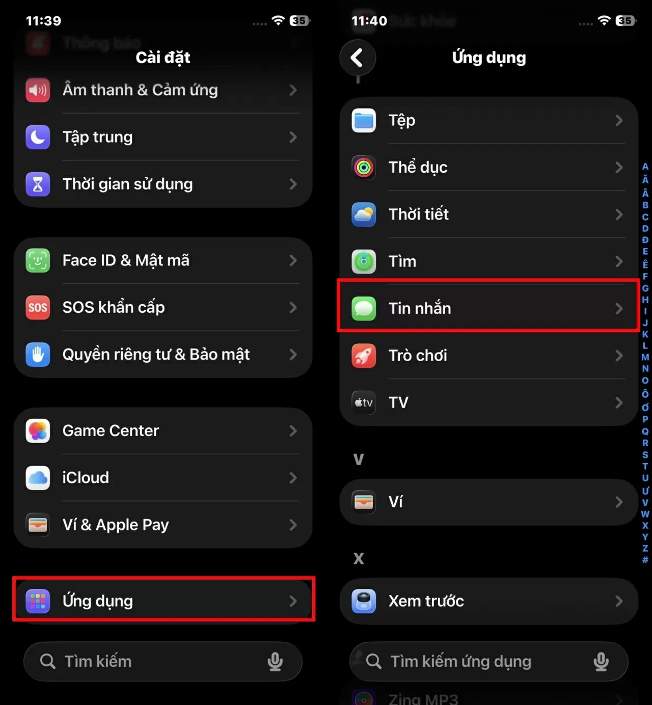 Trước tiên, hãy mở ứng dụng Cài đặt trên iPhone của bạn.