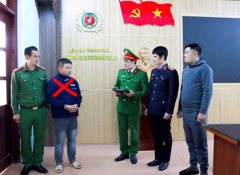 Đối tượng Quách Văn Lập. (Ảnh: Công an tỉnh Lai Châu. ) gia-danh.jpg