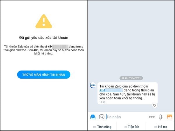 Xác nhận mật khẩu và nhập mã OTP