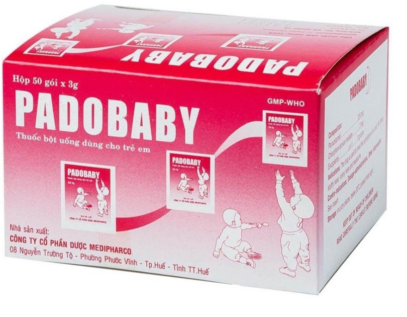 Bộ Y tế thu hồi toàn quốc lô Padobaby do không đạt tiêu chuẩn về hàm lượng Methylparaben - chất bảo quản được sử dụng trong nhiều chế phẩm thuốc và mỹ phẩm. Ảnh: Trungtamthuoc.