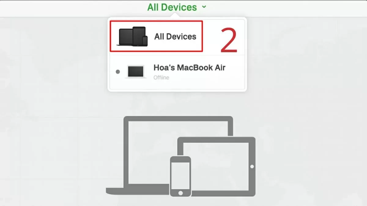 Chọn iPad cần khôi phục.
