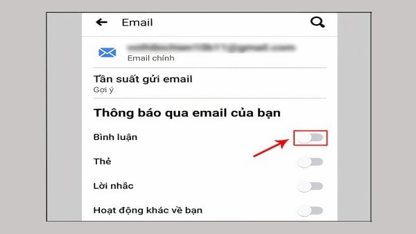 Tắt những thông báo Facebook không cần thiết