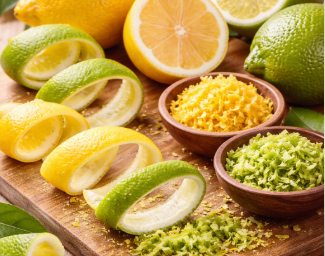 Vỏ chanh chứa hàm lượng cao chất chống oxy hóa, chất xơ và hoạt chất sinh học quý... Vỏ chanh chứa hàm lượng cao chất chống oxy hóa, chất xơ và hoạt chất sinh học quý...