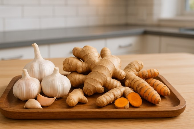 Tỏi đem đến nhiều lợi ích cho sức khỏe nhưng không phù hợp với mọi người. Ảnh được tạo bởi AI Tỏi đem đến nhiều lợi ích cho sức khỏe nhưng không phù hợp với mọi người. Ảnh được tạo bởi AI