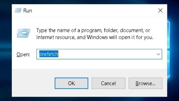 Nhập prefetch > nhấn Enter Nhập prefetch > nhấn Enter