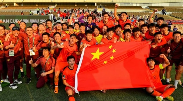 Đội tuyển U23 Trung Quốc đang có tâm lý hưng phấn sau thành công tại giải châu lục.
