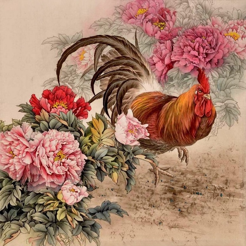 Tranh phong thủy cho người tuổi Dậu vượng phát - Tranh đẹp giá rẻ