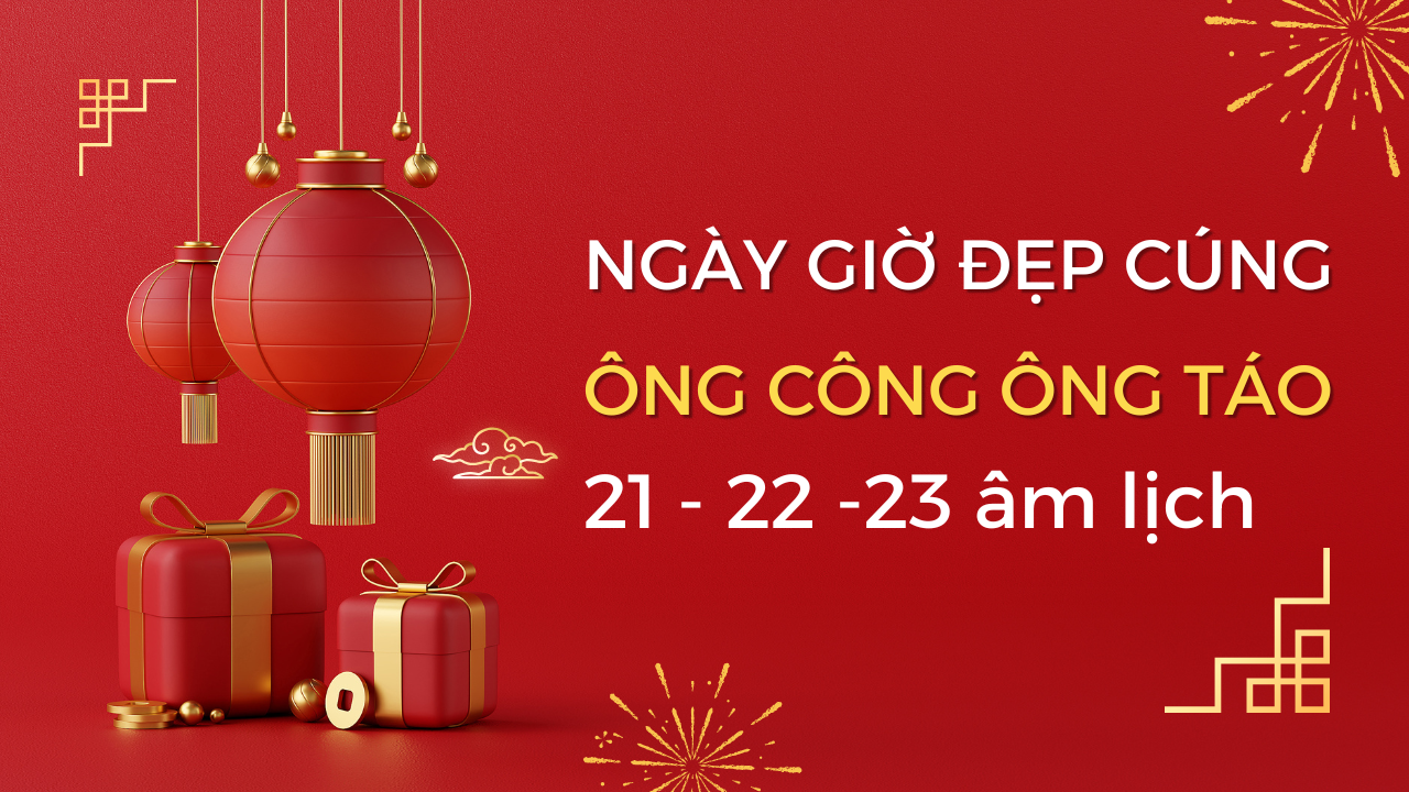 Giờ đẹp cúng ông Công ông Táo 2026 trong 3 ngày 8/2, 9/2, 10/2