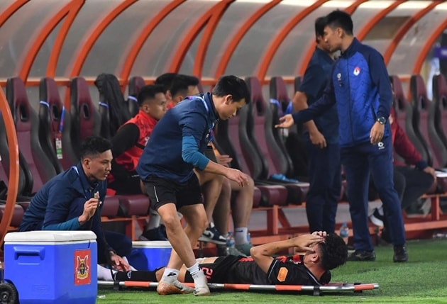 Nguyễn Thái Sơn đã phẫu thuật thành công sau chấn thương.