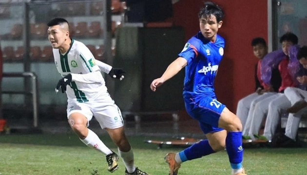 Trận đấu giữa Trường Tươi Đồng Nai và Trẻ PVF-CAND tại vòng 9 giải hạng Nhất quốc gia 2025-2026