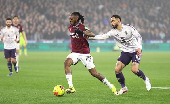 Matheus Cunha thi đấu mờ nhạt trong trận gặp West Ham