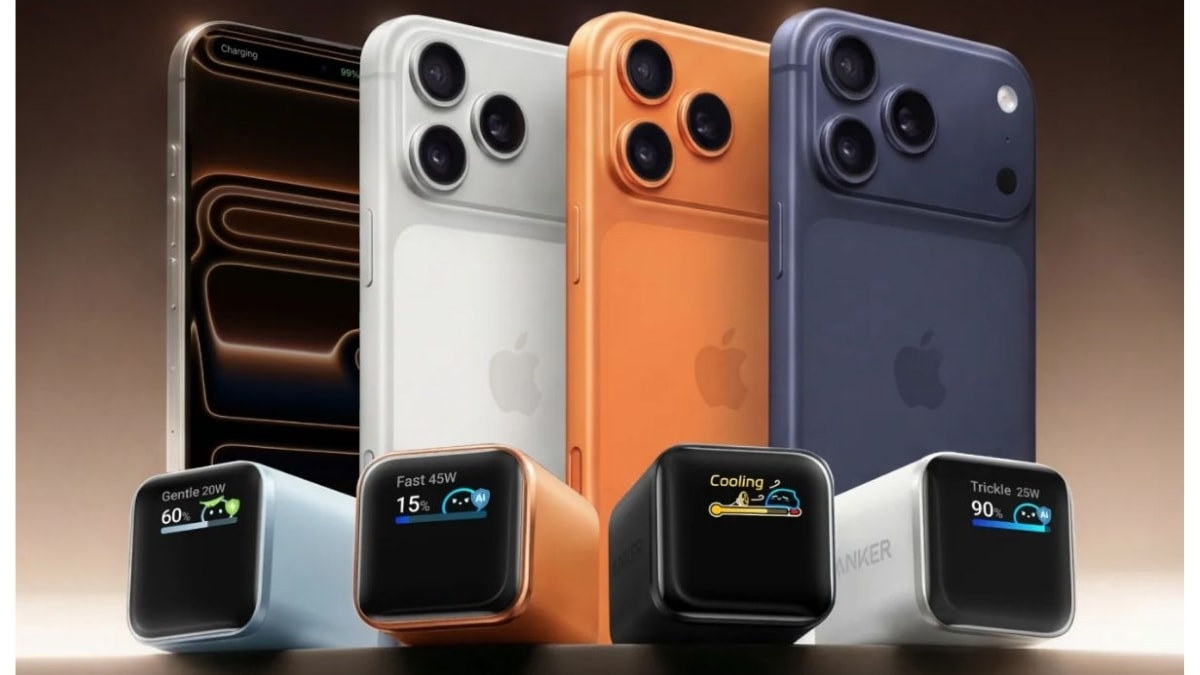 Thiết kế và ngoại hình Anker Nano 45W phiên bản Xanh nhạt, Cam, Đen và Trắng