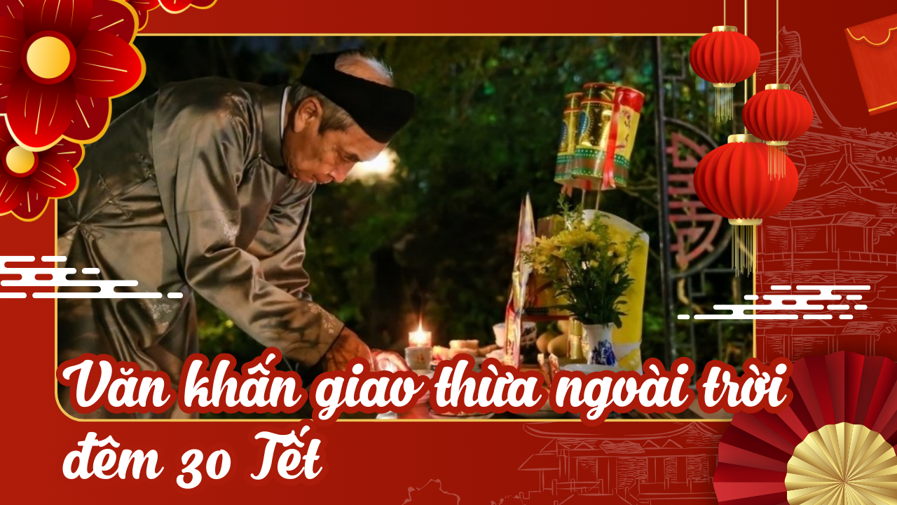 Văn khấn giao thừa ngoài trời