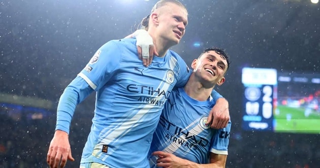 Haaland vẫn ghi bàn đều đặn cho Man City.