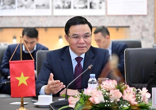 Quyền Bộ trưởng Bộ Công Thương Lê Mạnh Hùng đánh giá cao tiềm năng hợp tác năng lượng