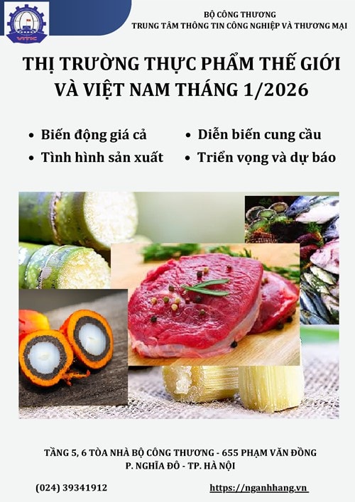 Thị trường thực phẩm thế giới và Việt Nam tháng 1 năm 2026