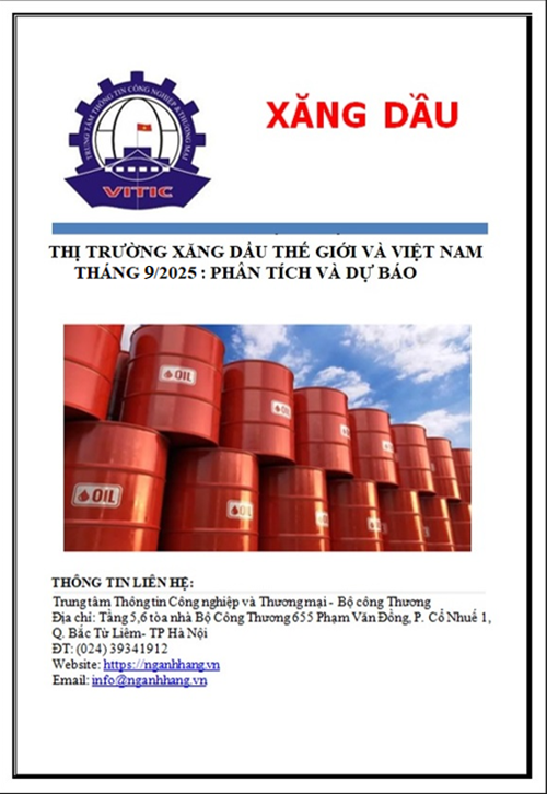 Biểu đồ diễn biến giá xăng dầu tháng 9 năm 2025