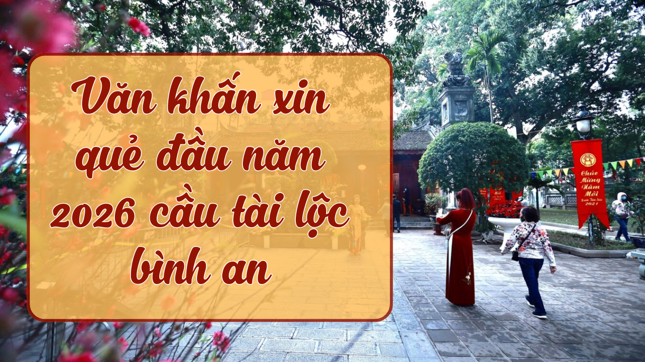 Văn khấn xin quẻ đầu năm