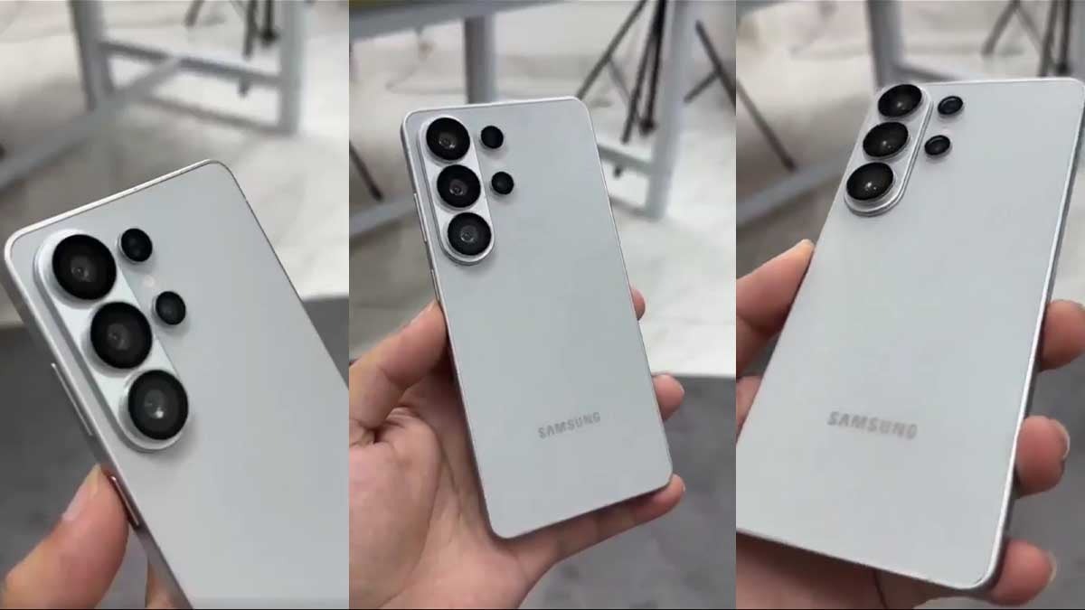 Ảnh mô hình Galaxy S26 Ultra màu trắng