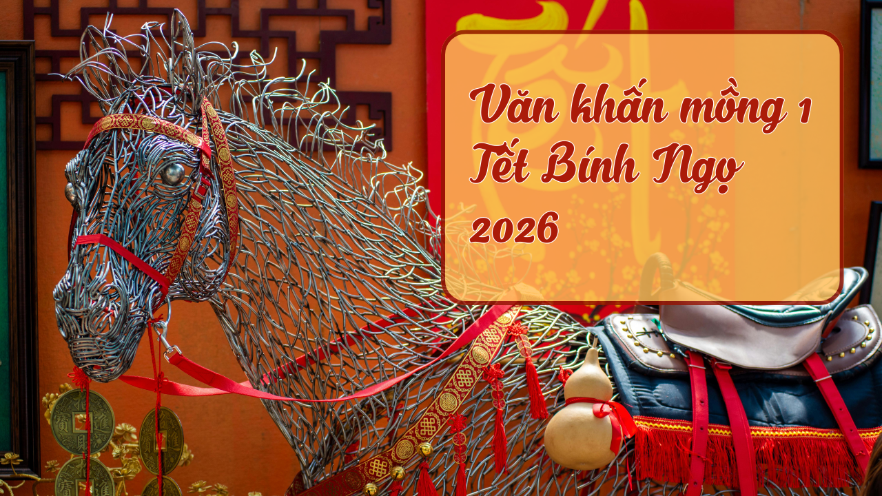 Văn khấn mồng 1 Tết Bính Ngọ 2026