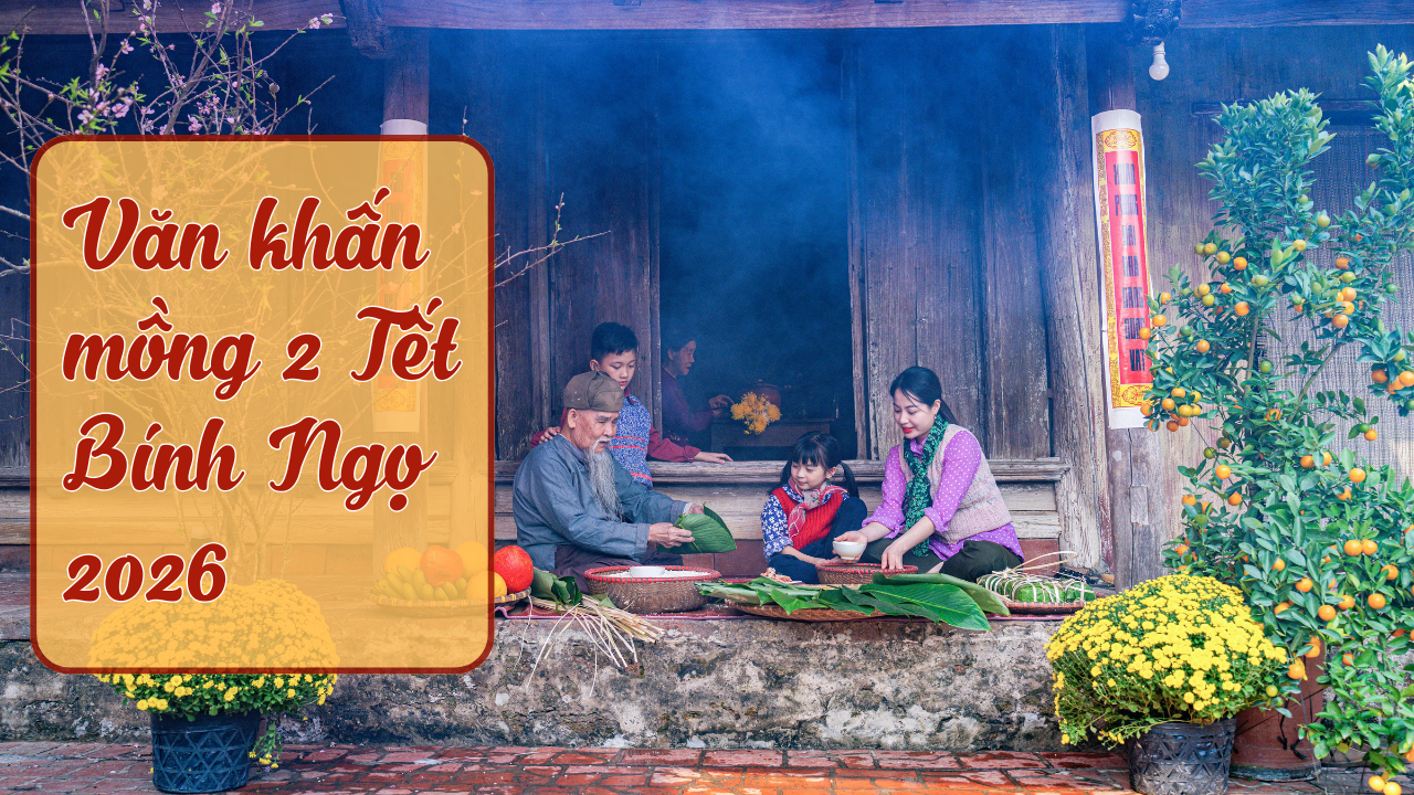 Văn khấn mồng 2 Tết Bính Ngọ 2026